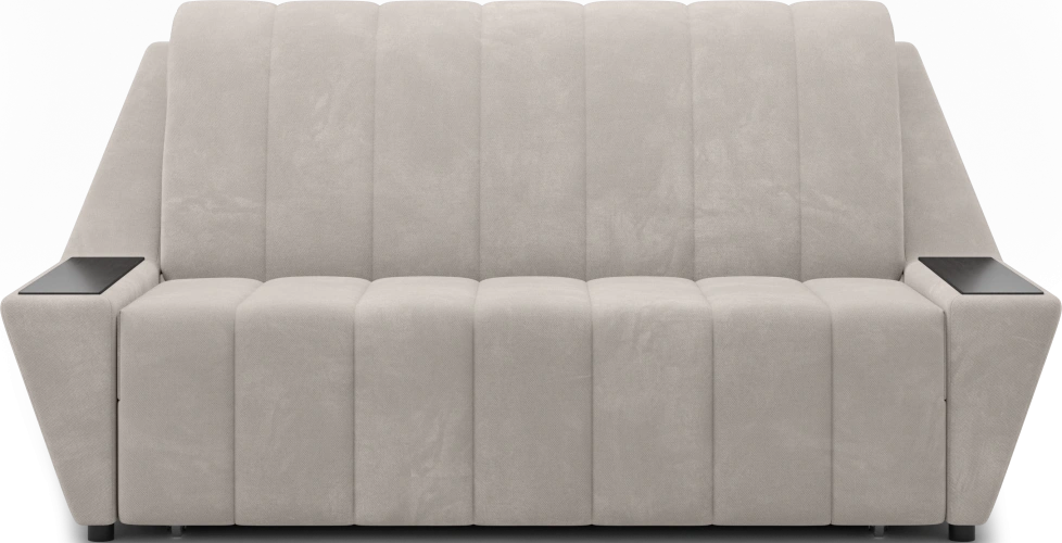 Диван прямой Канзас 140, модель 065, Maxx 100 (бежевый) / венге