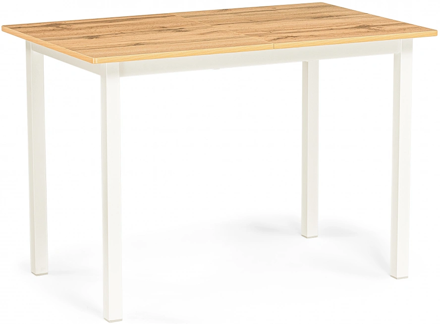 Кухонный раздвижной стол Аркон, 110(130)х68х75, дуб вотан / белый