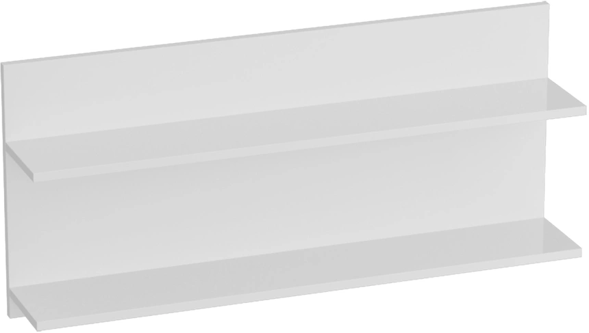 Полка Кёльн 980, открытая, белый аляска / белый глянец