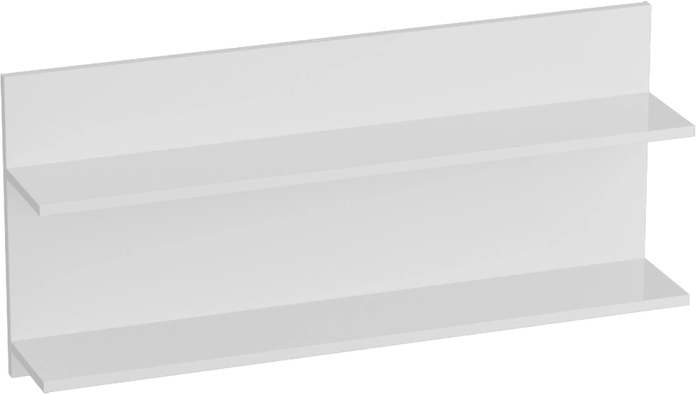 Полка Кёльн 980, открытая, белый аляска / белый глянец