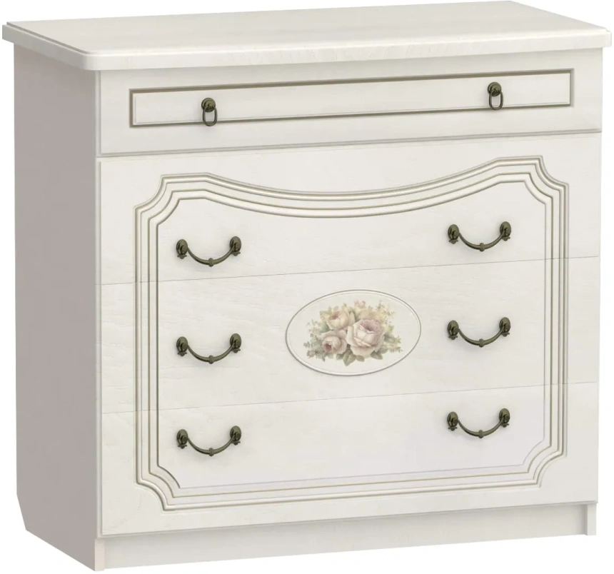 Комод Верона, 4 ящика, кофе 10 / капучино