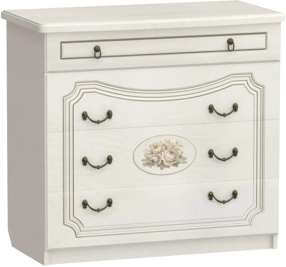 Комод Верона, 4 ящика, кофе 10 / капучино