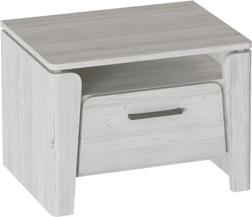 Тумба прикроватная Мальта, с ящиком, дуб винтерберг