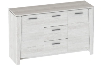 Тумба Мальта, с полками и ящиками, дуб винтерберг 