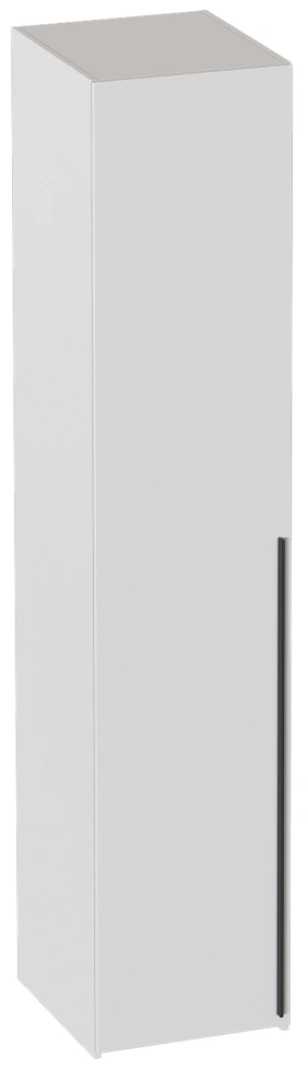 Шкаф однодверный Ренн, распашной с полками, белый Аляска WML