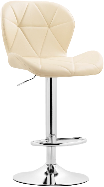 Барный стул Trio, beige / chrome