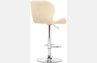 Барный стул Trio, beige / chrome