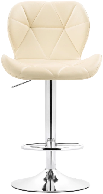 Барный стул Trio, beige / chrome
