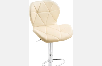 Барный стул Trio, beige / chrome