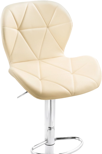 Барный стул Trio, beige / chrome