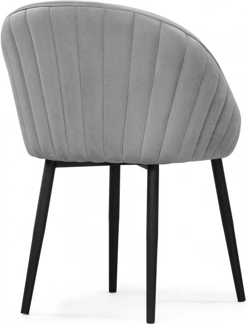 Стул Сутгайн, мягкий, MR-11 серый / черный