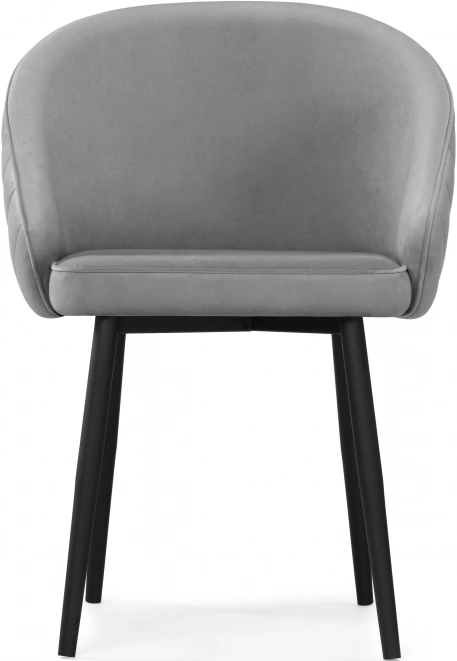 Стул Сутгайн, мягкий, MR-11 серый / черный