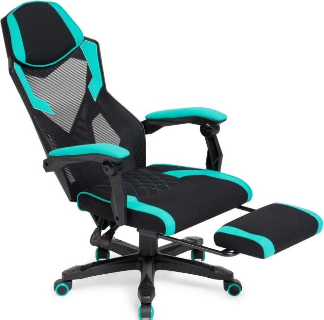 Компьютерное кресло Brun, tiffany / black