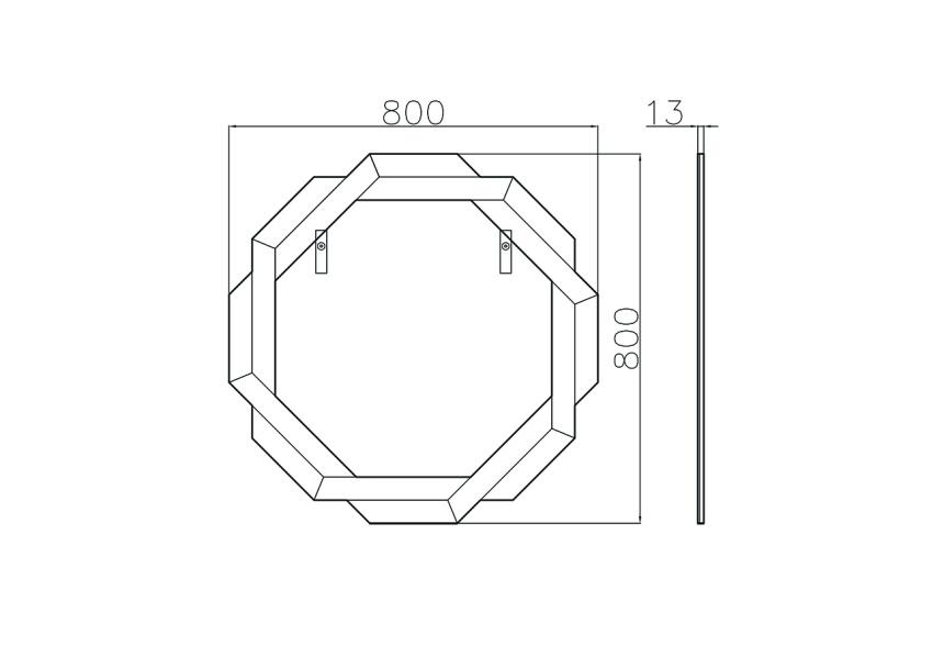 Зеркало настенное 50SX-23008 
