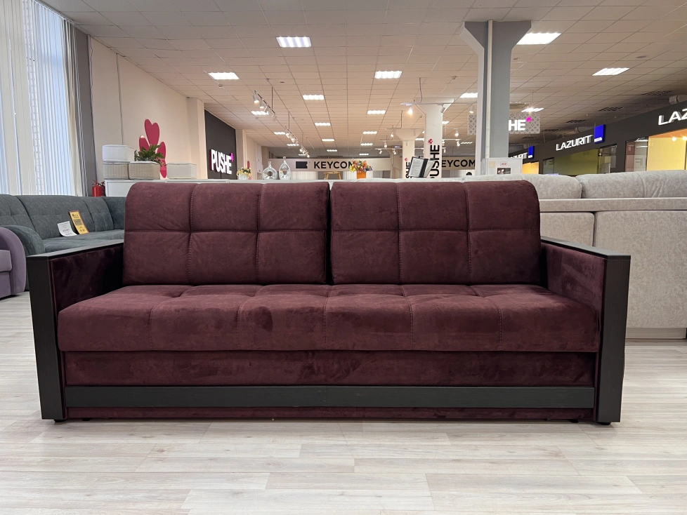 Диван прямой Адель 2, Велтекс Марон, декор Венге