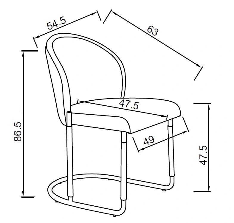  Стул 160KD-80070, мягкий, экокожа, кремовый / терракота