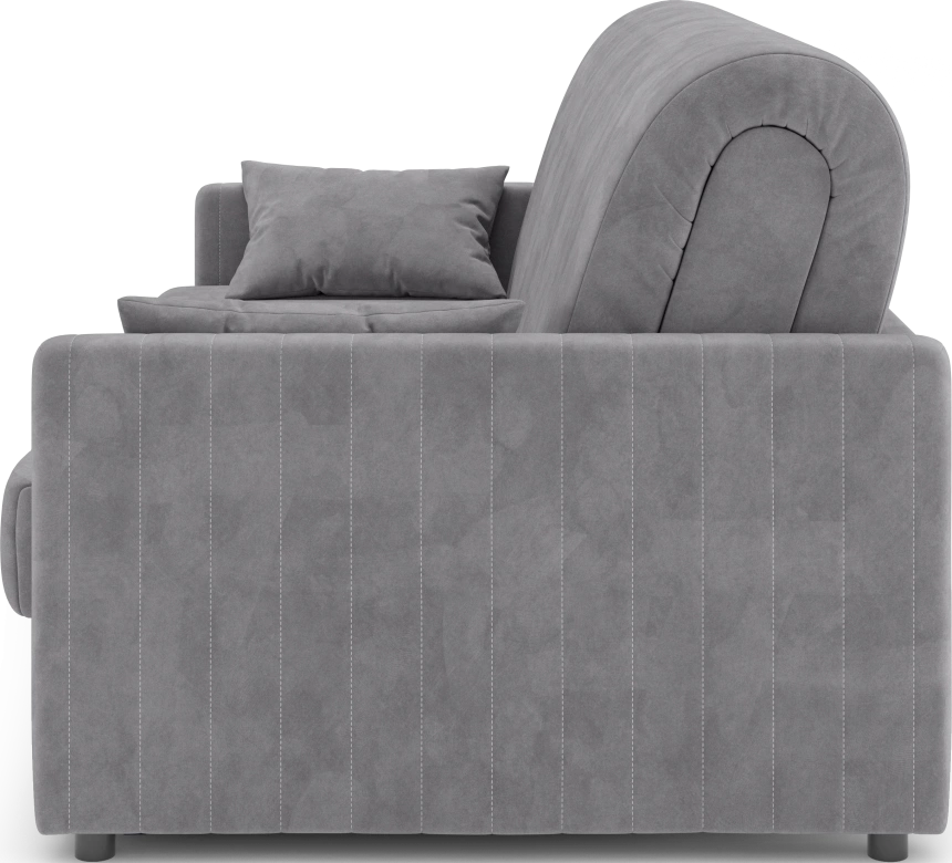 ​Диван прямой Хилтон 160, модель 139, Ultra Grey​ (серый) / венге
