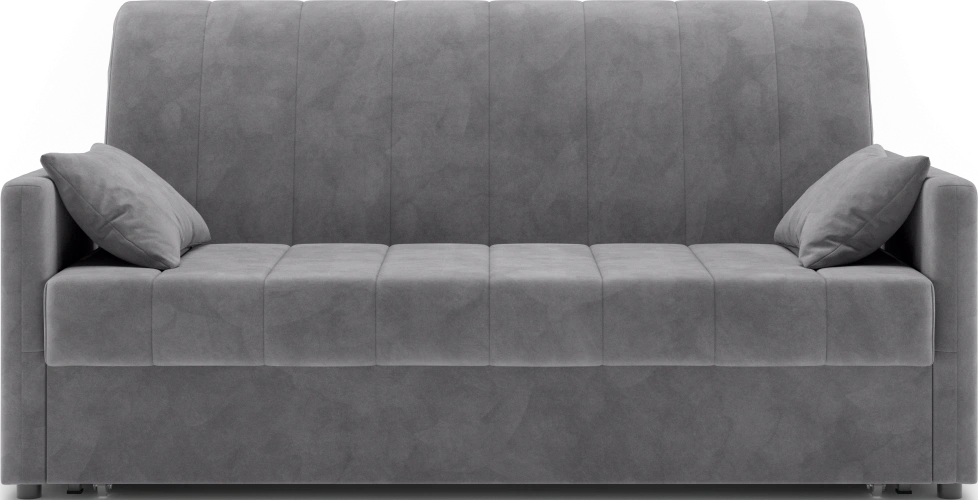 Диван прямой Хилтон 160, модель 139, Ultra Grey (серый) / венге