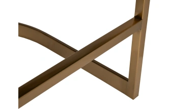 Барный стул GY-08216, букле, бежевый / матовое золото