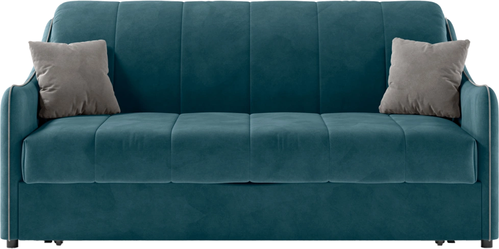 Диван прямой Дели 160, модель 032, Ultra Atlantic​ / Ultra Dove​ (синий)