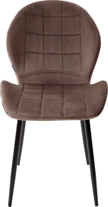 Стул Flower, мягкий, Bluvel-77 Ash Green, велюр