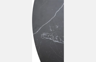 Кухонный стол Terni 120, Matt Black Marble Solid Ceramic Черный мрамор матовый, керамика, Черн.каркас