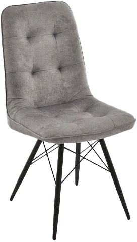 Стул Бордо, мягкий, Loft 06, велюр, каркас паук черный 