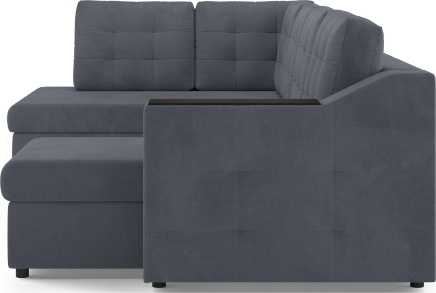 Диван П-образный Невада, модель 020, комплектация 5 левый, Omega 32 (темно-серый)