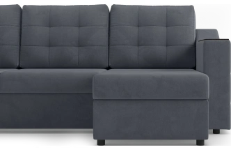 Диван П-образный Невада, модель 020, комплектация 5 левый, Omega 32 (темно-серый)