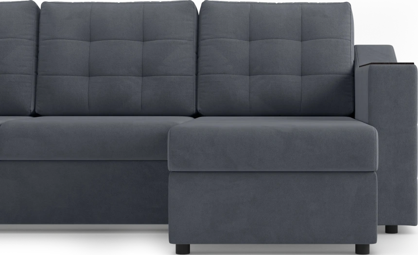 Диван П-образный Невада, модель 020, комплектация 5 левый, Omega 32 (темно-серый)