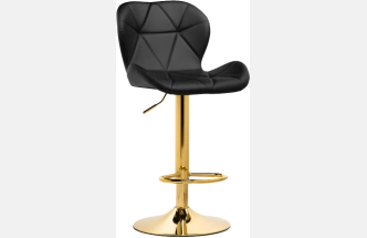 Барный стул Trio, black / gold