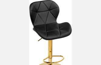 Барный стул Trio, black / gold