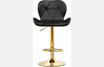 Барный стул Trio, black / gold