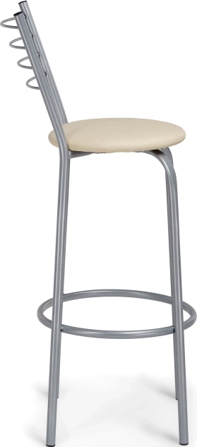 Барный стул Sadov, ваниль в крапинку / светлый мусс