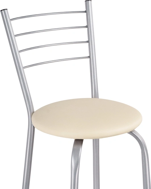 Барный стул Sadov, ваниль в крапинку / светлый мусс