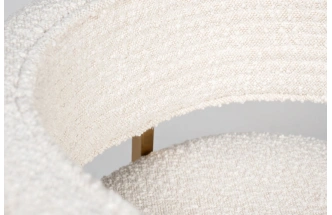 Стул GY-08504, мягкий, букле, бежевый / матовое золото