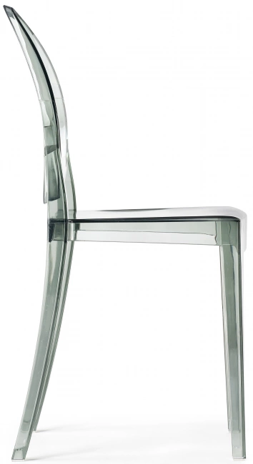 Стул Victoria, пластиковый, clear gray