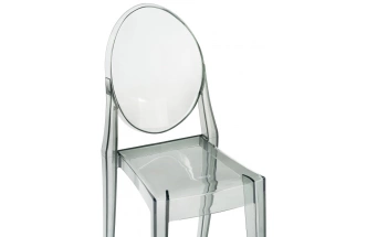 Стул Victoria, пластиковый, clear gray