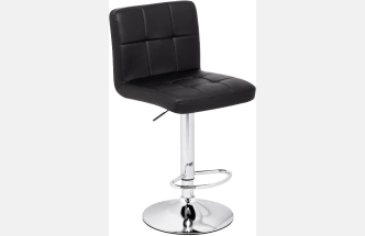 Барный стул Paskal, black / chrome