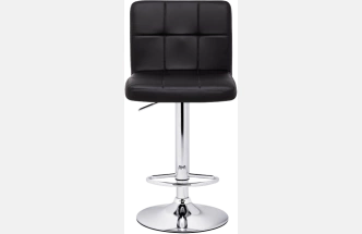 Барный стул Paskal, black / chrome