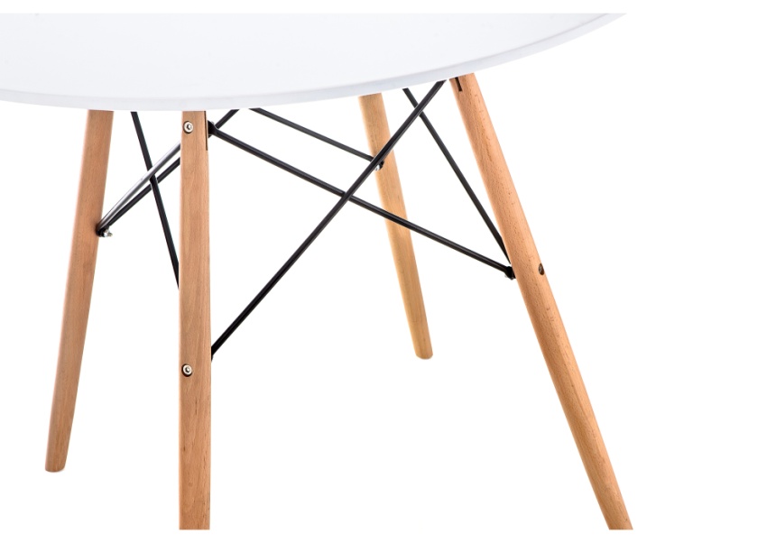 Кухонный стол Table, 80х72, white / wood