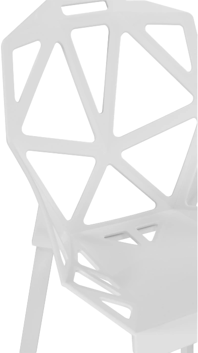 Стул One PC-015, пластиковый, белый