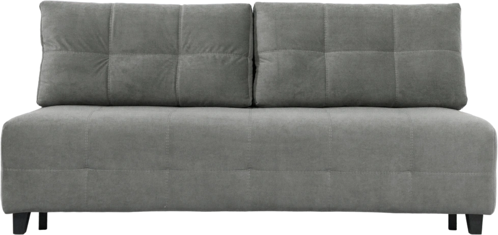 Диван прямой Бали 4 без боковин, Catania silver