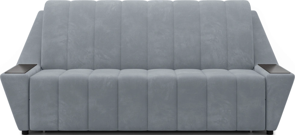 Диван прямой Канзас 160, модель 065, Maxx 900 (серый) / венге