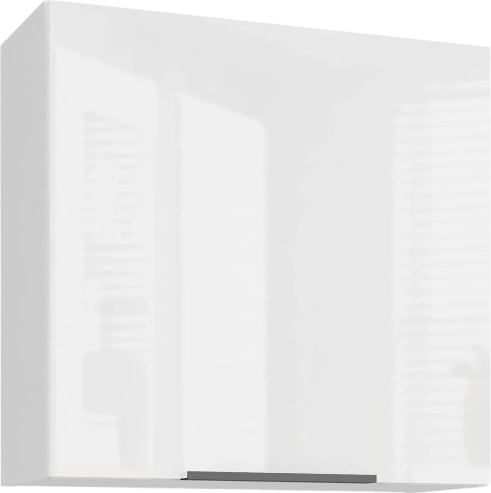 Полка настенная Слайд, 59х59, Белый глянец