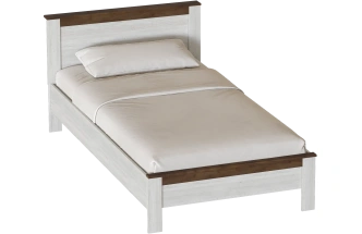 Кровать Даллас 120, полутораспальная, дуб винтерберг / таксония