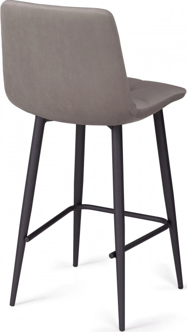 Комплект полубарных стульев Симпл, 2 шт, латте / черный