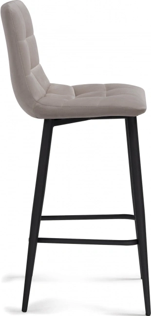 Комплект полубарных стульев Симпл, 2 шт, латте / черный