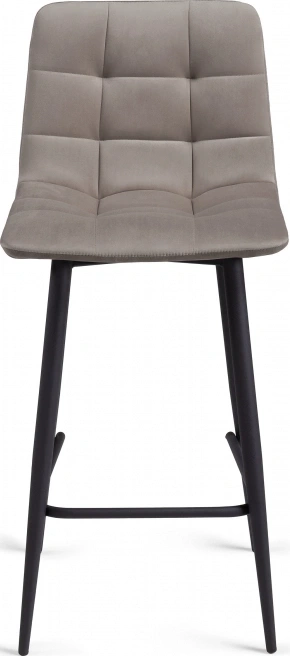 Комплект полубарных стульев Симпл, 2 шт, латте / черный