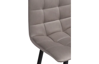 Комплект полубарных стульев Симпл, 2 шт, латте / черный